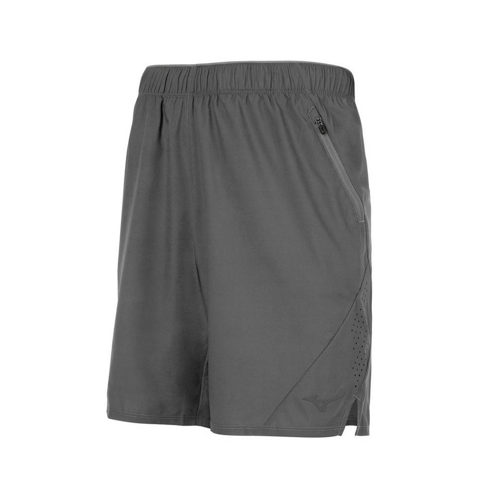 Pantaloncini Mizuno Alpha 9" Uomo - Grigie - 85423-JYMA